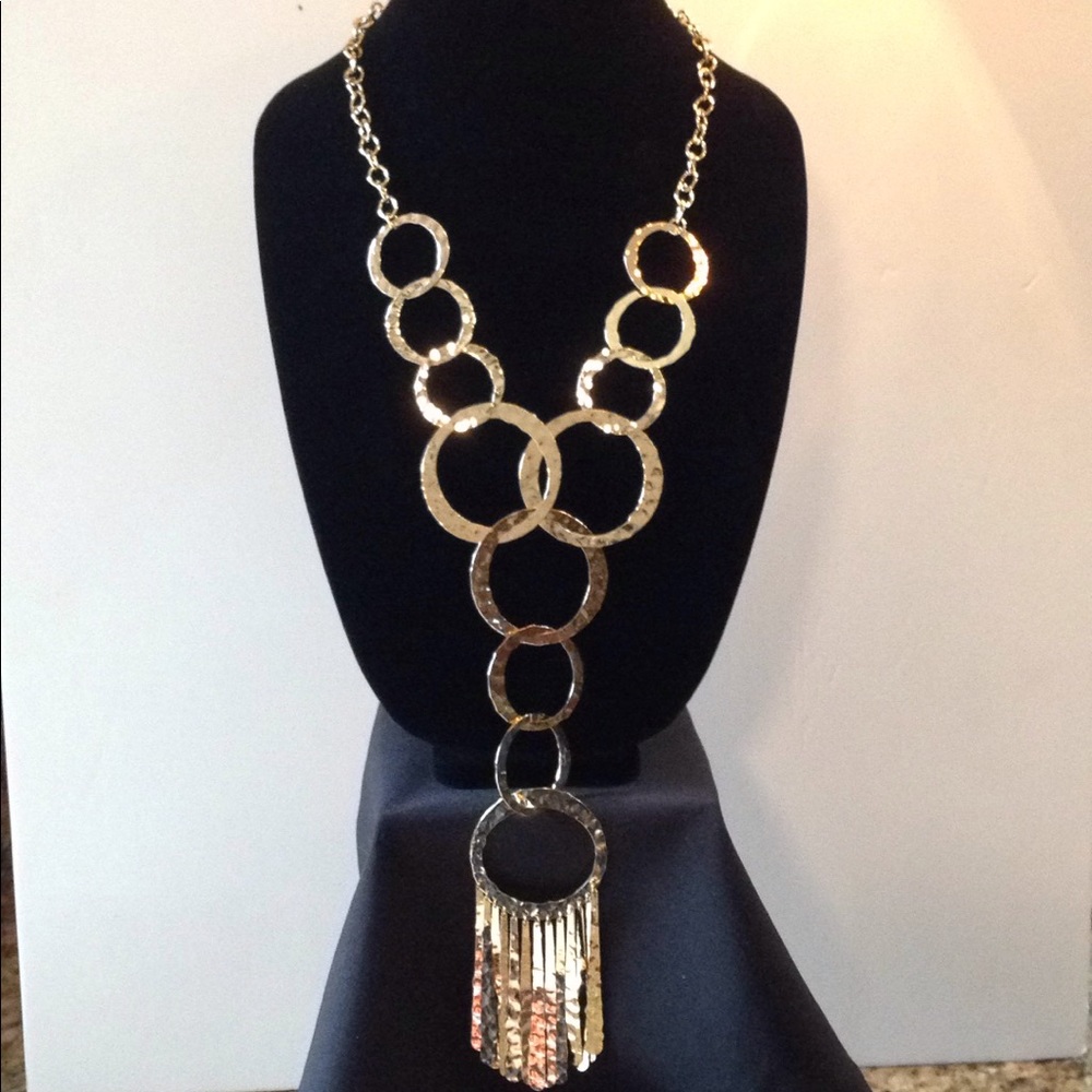 Chico's Long Circle Necklace